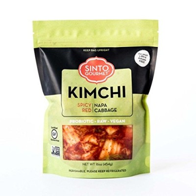 Printed Heatseal Aluminium Foil Food Bag For Sinto Gourmet Kimchi Packaging Pouch Bags