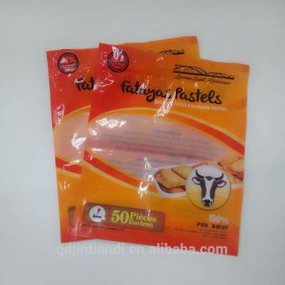 JTD manufacturer wholesale food grade beef jerky vaccum sealed plastic packaging bags with zipper