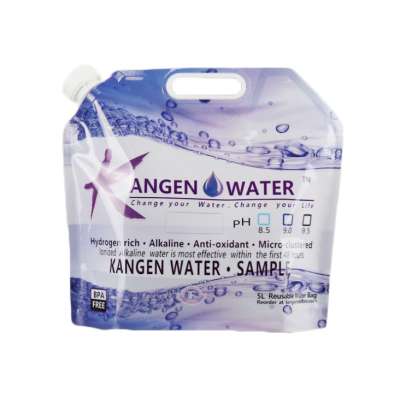 Qingdao BPA Free Custom Printing 5L/10L Portable Foldable Alkaline Water Bag