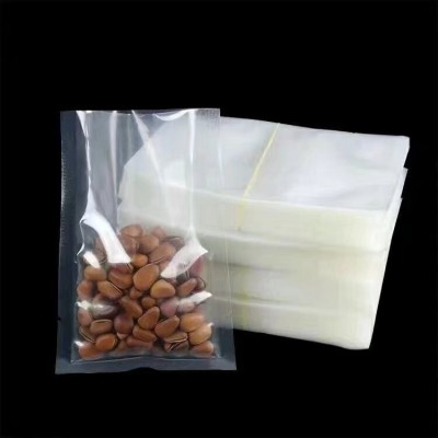 Three side seal transparent nylon&pe heat sealed vacuum sealer bag food bag