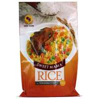 Wholesale custom printed PET+PE laminated plastic flexible food packaging basmati rice bag